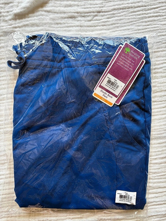 Healing Hands Other - NEW Healing Hands Blue Scrubs Pants Blue Size Large Tall NWT